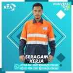 Seragam Teknisi Lapangan Abu-abu