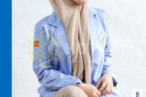 jas almamater biru