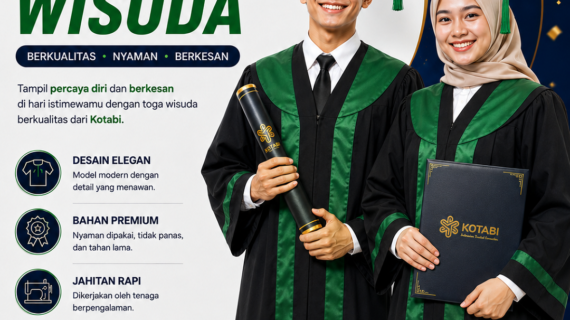 Pengrajin Perlengkapan Wisuda