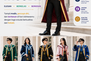 Tempat Bikin Toga Wisuda Pria