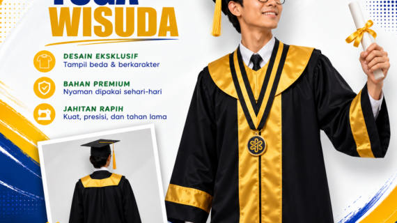 Topi Wisuda Pria